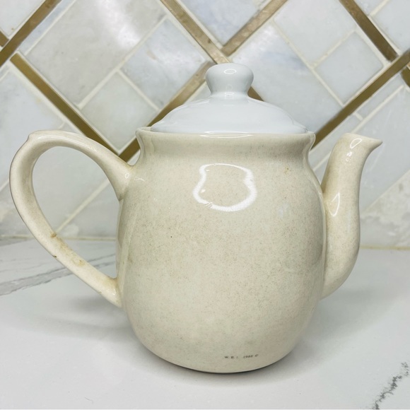 Vintage WBI 1988 Coffee Tea Pot Lid country ducks Farmhouse teapot 7” T X 9" W - Picture 3 of 9